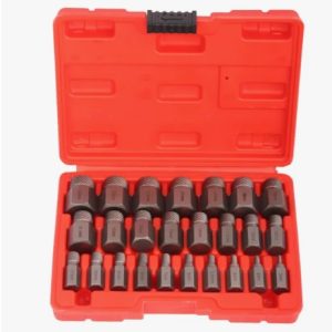 25 Piece Screw and Bolt Extractor Set