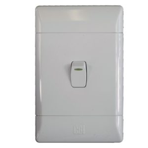 CBI 1 Lever 1 Way Switch White